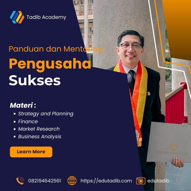 Panduan dan Mentoring Jadi Pengusaha Sukses